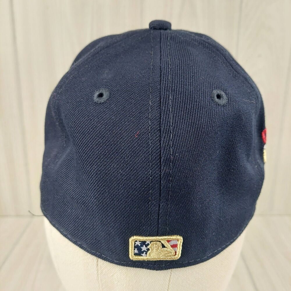 Colorado Rockies Hat Cap 6 7/8 MLB 2023 Fourth of July New Era 59FIFTY Blue - Picture 3 of 9